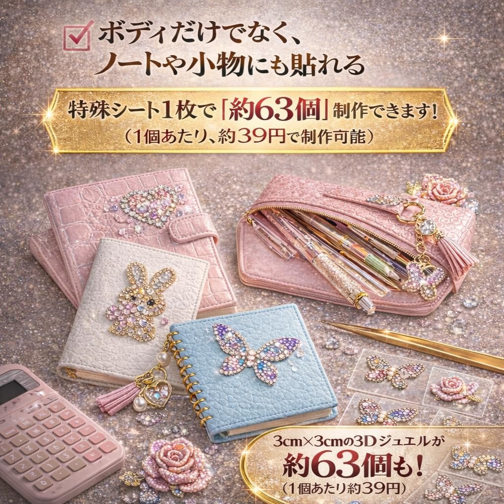 Amazon.co.jp: 3Dジュエル スターターキット｜初心者OK・自宅で簡単